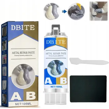 Průmyslové lepidlo Super silné lepidlo na kov AB 100g Odolné vůči vodě, teplu a chladu - STUDENÝ SVAŘ