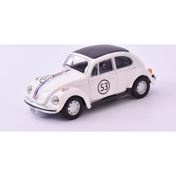 autíčko Volkswagen Beetle #53 Herbie Walt Disney 1968 1:43 - Cararama VW Beetle #53 - kovový model