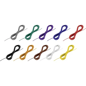 elektrický kabel TRU COMPONENTS 1571111 lanko/ licna, LiFY, 1 x 0.25 mm², černá, bílá, modrá, hnědá, červená, žlutá, zelená, šedá, oranžová, fialová, zelenožlutá, 55 m