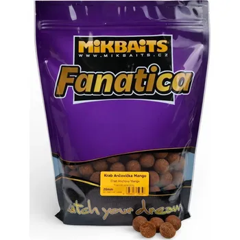 Boilies Mikbaits Fanatica boilie Krab Ančovička Mango 24mm 900g