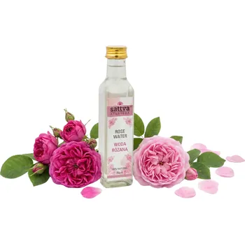 Kosmetika Růžová voda, 250 ml, Sattva