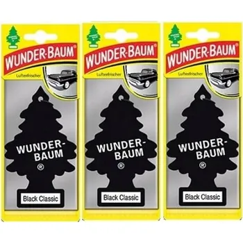 Vůně do auta Vůně do auta Wunder-Baum Black Classic 3 ks