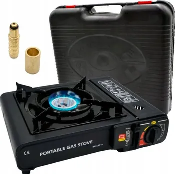 Turistický vařič PLYNOVÝ TURISTICKÝ VAŘIČ POLNÍ V KUFRÍKU