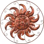 Slunce kovová nástěnná dekorace UM1012 COP-ANT