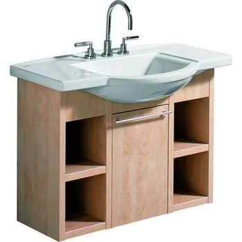 Umyvadlo Keramag VITELLE umyvadlo nábytkové 1000 x 530 mm bez přepadu, KeraTect, bílá