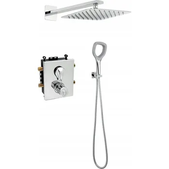 Vodovodní baterie Vanová nástěnná baterie Novaservis 1 stříbrná