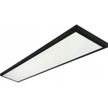 LED panel LED panelové svítidlo 2v1, přisazené/zápustné, 120x30 cm, 40W, 4000K, černé, kazetové