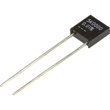 Rezistor Rezistor Kovová fólie Axiální, řada: RCK 5 kΩ 0.01 procent RCKO2 5K 0.01procent 0.5 W VPG Foil Resistors