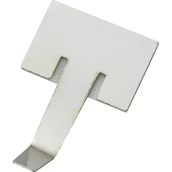 Stahovací páska TRU COMPONENTS upevňovací příchytka samolepicí 543674 Průměr kabelového svazku (rozsah) 9.50 mm (max) stříbrná 1 ks