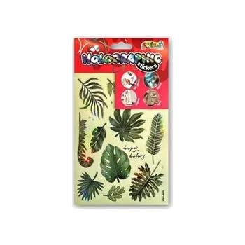 samolepka SAMOLEPICÍ DEKORAČNÍ SAMOLEPKY S HOLOGRAFICKÝM EFEKTEM - ROSTLINY, LISTY