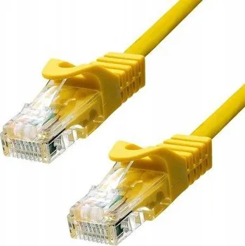 Síťový kabel Ethernetový kabel ProXtend CAT5e U/UTP CU PVC žlutý 3m, 5UTP-03Y