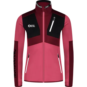 Dámská mikina Dámská powerfleecová mikina NORDBLANC RIVA NBWFL8289 TMAVĚ RŮŽOVÁ 36