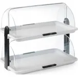 Vitrína roll top - dvojitá, HENDI, 465x310x(V)410 mm