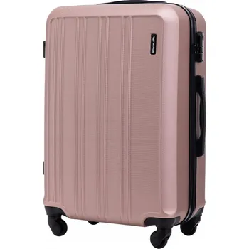 Cestovní kufr střední velikosti, tvrdý, na 4 kolečkách z ABS WINGS Harrier 63L