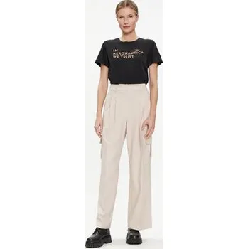 Pánské tričko Aeronautica Militare T-Shirt 241TS2233DJ510 Černá Regular Fit S