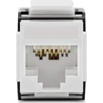 Síťový kabel RJ45 Keystone modul kat. 6A UTP, bez nářadí CCAS-K6A-UTP-TL