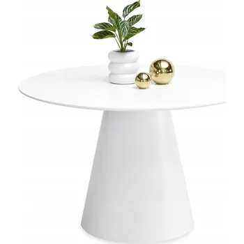Jídelní stůl Stůl kulatý Mebel-Partner 120 x 120 x 75 cm bílý