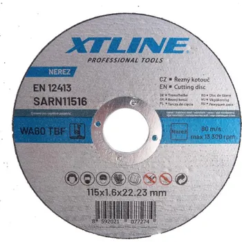 Řezný kotouč Kotouč řezný na kov a nerez 115x1 XTLINE