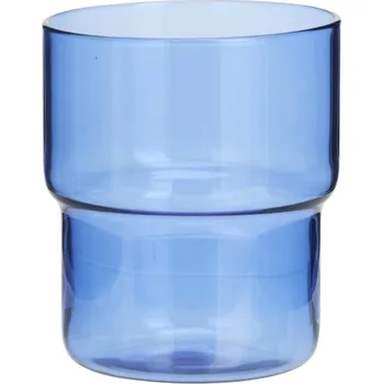 Sklenice MADAM STOLTZ Sklenice Mix Coloured 250 ml Modrá