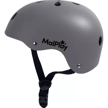 Cyklistická přilba dětská cyklistická helma safekiddo šedá (s, 48–54 cm)