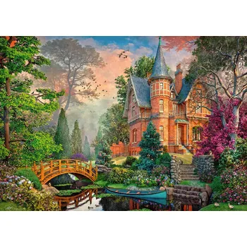 Puzzle Ravensburger puzzle Pozoruhodný terakotový dům 1000 dílků