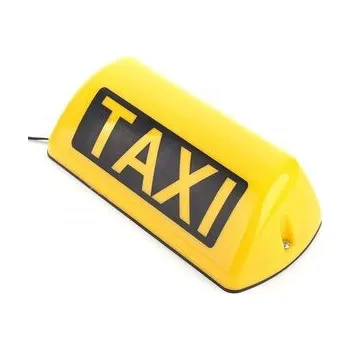 Taxi světlo na střechu auta s magnetem, 12V - 29x12,5x10,5 cm