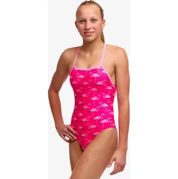 Dívčí plavky Funkita Girl's One Piece Flaming Go Gos 140cm