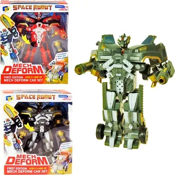 autíčko transrobot auto se zvukem a světlem 18 cm