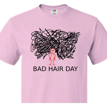 Dívčí tričko Tričko Vtipná | Dětské tričko Bad hair day