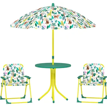 Sedací souprava Dětská sedací souprava se slunečníkem | zelená