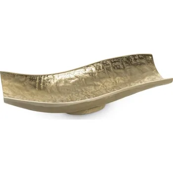 DEKORAČNÍ MISKA PEDRO2 (05) 33X15X8 CM ZLATÁ