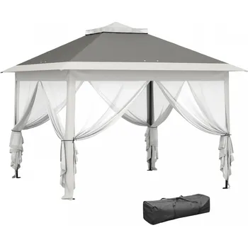 Zahradní stavba Altán 3,3x3,3 m | šedý