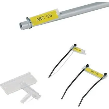 Organizace kabelů Označovač kabelů Páska barva Transparentní 50 ks 70mm x 25 mm HellermannTyton