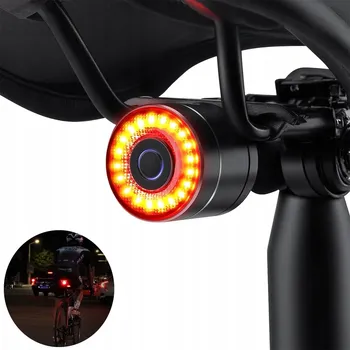 Cyklosvítilna Zadní světlo na kolo USB LED silné osvětlení na kolo akumulátor