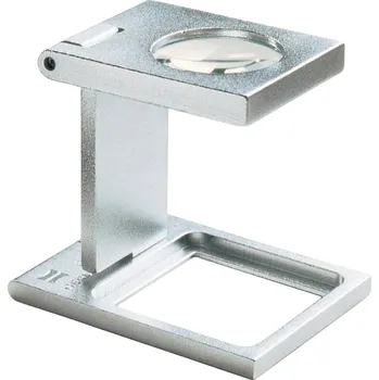 Lupa Eschenbach 1258 počítač vláken zvětšení: 6 x, Velikost objektivu: (Ø) 22.6 mm, stříbrná
