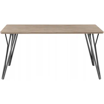 Jídelní stůl Industriální jídelní stůl ze dřeva Calm Jantarový / 180 cm