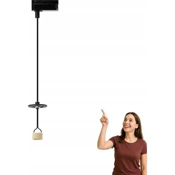 Bodové svítidlo Základna lampy pro lištový systém Lucas pro systém Track 1LINE BK Azzardo