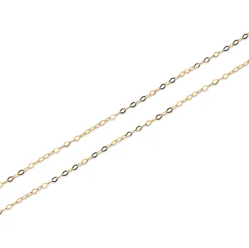 Řetízek Třpytivý jemný řetízek s oválnými očky 1mm IZ30791 + dárkové balení LUXUS zdarma