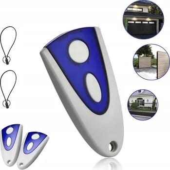 Dálkové ovládání pro 433,92 MHz pro bránu, náhrada 2 kusů otvíráků