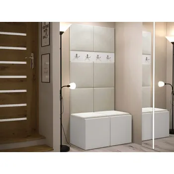 Šatní skříň Šatní skříň Mirjan Orion 84 x 186 x 46 cm bílá