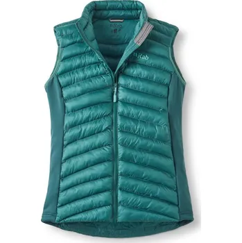 Dámská vesta Dámská vesta Rab Cirrus Flex 3.0 Vest Barva: Eucalyptus/Green Slate, Velikost: XS