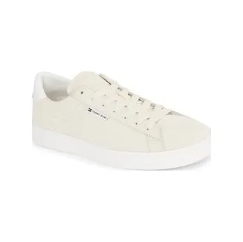 Pánská móda Sneakersy Tommy Jeans Tjm Leather Low Cupsole Suede EM0EM01375 Béžová 45