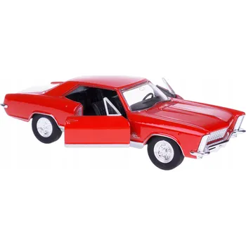 autíčko WELLY OLD TIMER 1965 BUICK RIVIERA GRAN SPORT ČERVENÝ 1:34 NOVÝ KOVOVÝ