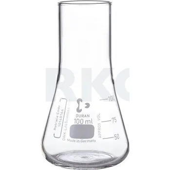 Laboratorní baňka Baňka kuželová dle Erlenmeyera kultivační, Duran, Objem [ml]: 300, Balení [ks]: 10
