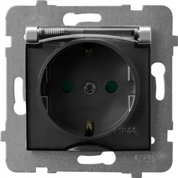 Elektrická zásuvka Elektrická Zásuvka hermetická Ospel stříbrná