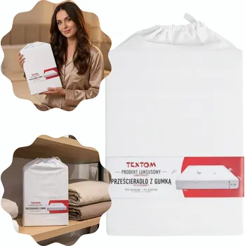 Prostěradlo Prostěradlo s gumou Textom bavlna 180 x 200 cm