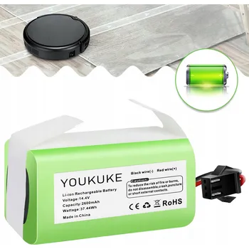 Akumulátor baterie 2600mAh 14,4V pro Eufy RoboVac G10 G20 G35 G40 Hybrid