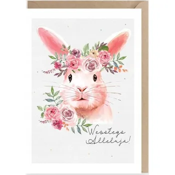 Obraz Velikonoční přání s králíčkem A6 s obálkou
