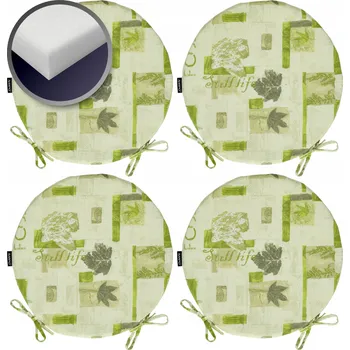 Podsedák SADA KULATÝCH PODSEDÁKŮ NA ŽIDLI 40 cm 4 ks