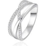 Stříbrný prsten se zirkony AGT-R09W Agato / Obvod: 58 mm - 58 mm